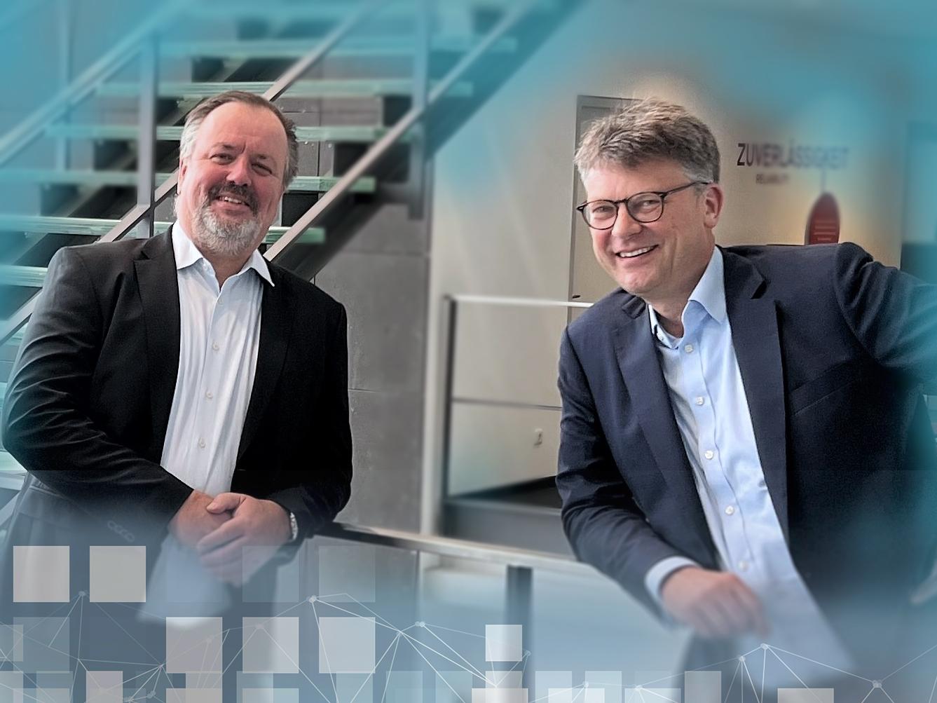 Michael Dusch, Geschäftsführer von m3 management consulting und Christof Spangenberg, Geschäftsführer von m3 management consulting und ehemaliger Geschäftsführer von K.GROUP