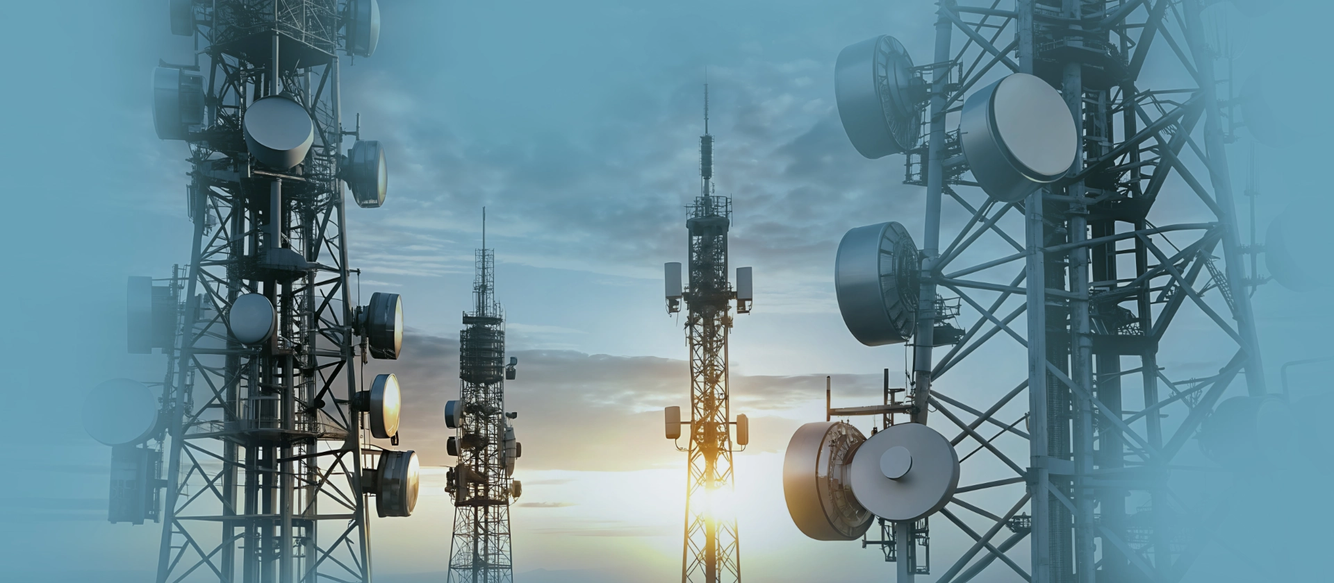 Telefonmast # blau
