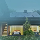 Prosuming PV Ladestation # blau
