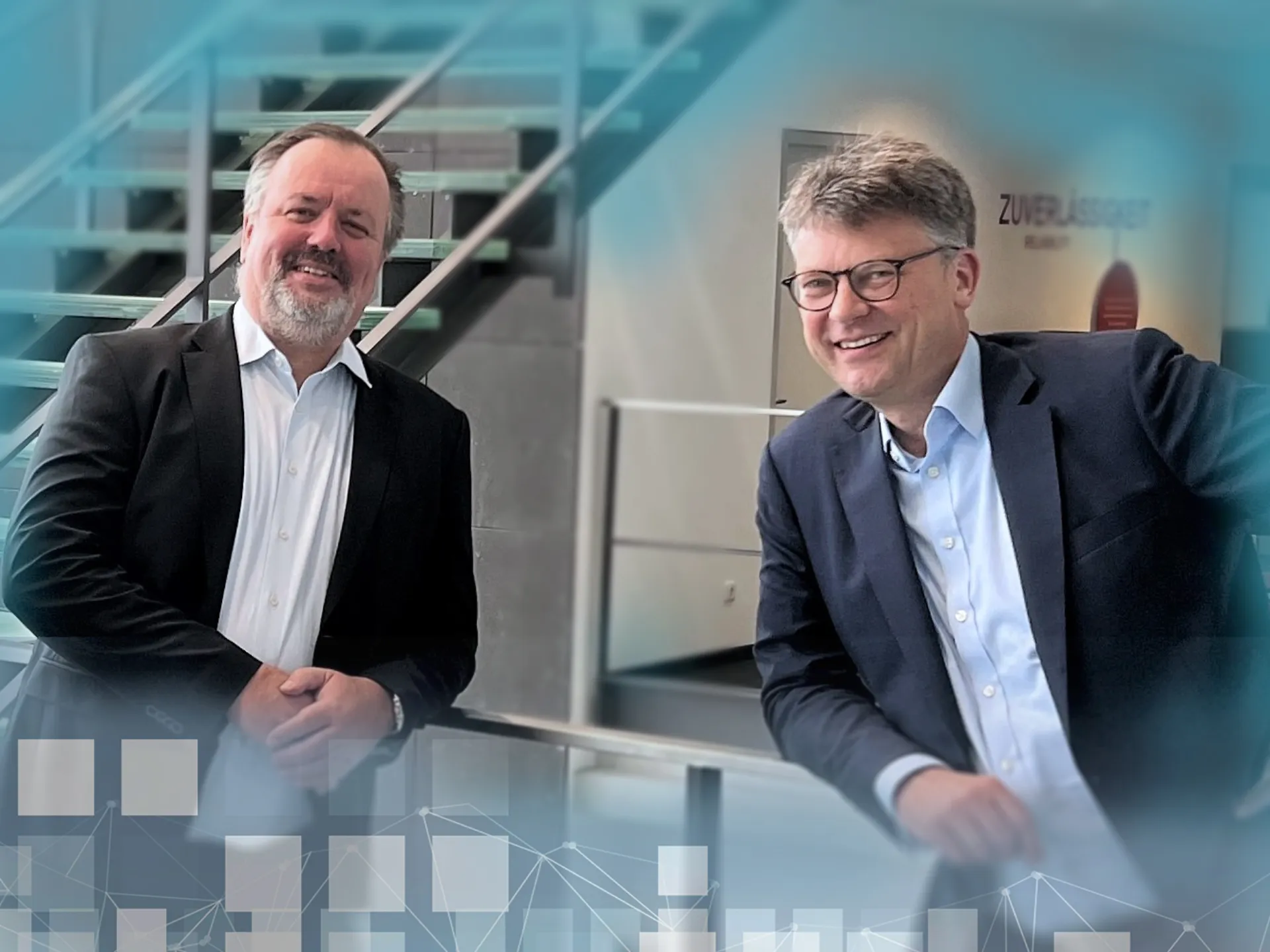 Michael Dusch, Geschäftsführer von m3 management consulting und Christof Spangenberg, Geschäftsführer von m3 management consulting und ehemaliger Geschäftsführer von K.GROUP