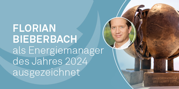 Florian Bieberbach ist „Energiemanager des Jahres“ 2024